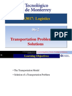 06 - 2 - Transportation Problems and Solution Methods