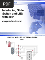 Interfacing Switch and Led With 8051