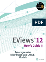 Autoregressive Distributed Lag (ARDL) Models 