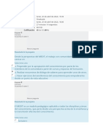 Puntuacion Sobre Examen Medit