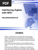 Interfacing zigbee board with 8051