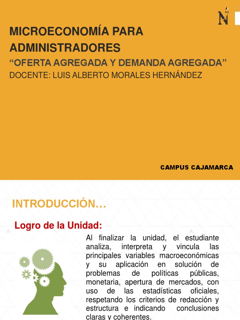 Oferta y Demanda Agregada en Macroeconomía | PDF | Inflación | La ...