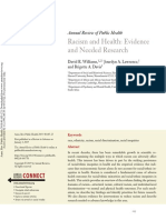 Racism and Health: Evidence and Needed Research: Annual Review of Public Health