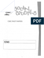 Social Studies Past Papers 2005-2012