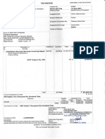 Tax Invoice for Construction Services