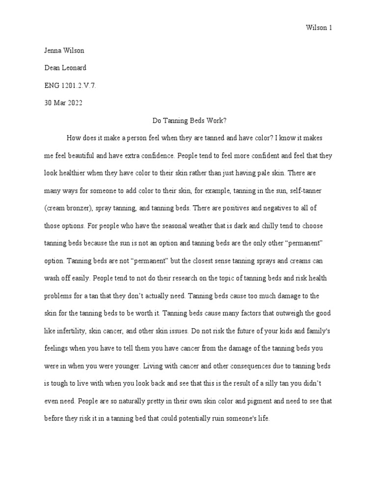 Tanning Beds PDF Psoriasis Cancer