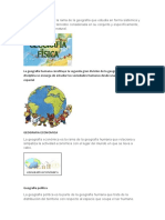 La Geografía Física Es La Rama de La Geografía Que Estudia en Forma Sistémica y Espacial