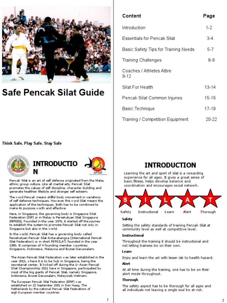 Pentjhak Silat Manual For Beginners PDF