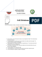 Cell Divisions: Republic of The Philippines Bulacan State University College of Science
