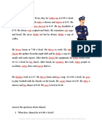 Ahmed The Policeman Reading Practice