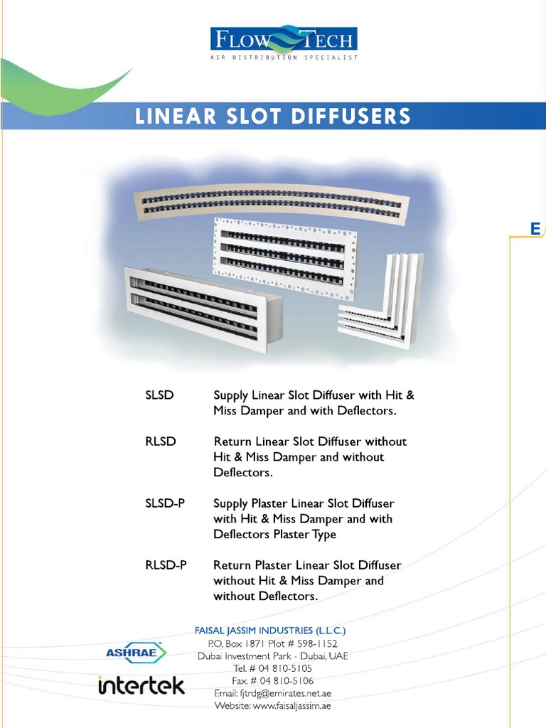 Linear Slot Diffuser | PDF