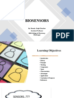 Biosensors: By: Shweta Singh Chauhan Assistant Professor SRM College of Pharmacy, Modinagar