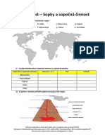 Sopky - Pracovní List