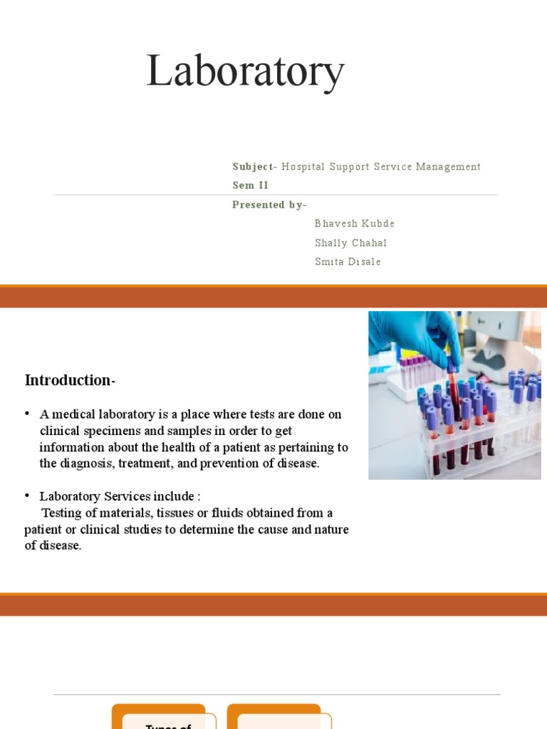 LABORATORY PDF Laboratories Medical Laboratory