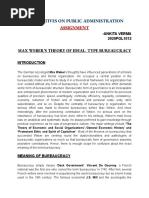 Max Weber's Bureaucratic Management Theory | PDF | Bureaucracy | Max Weber