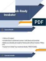 Finance Job-Ready Incubator Course