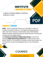 National Institute: of Digital Marketing