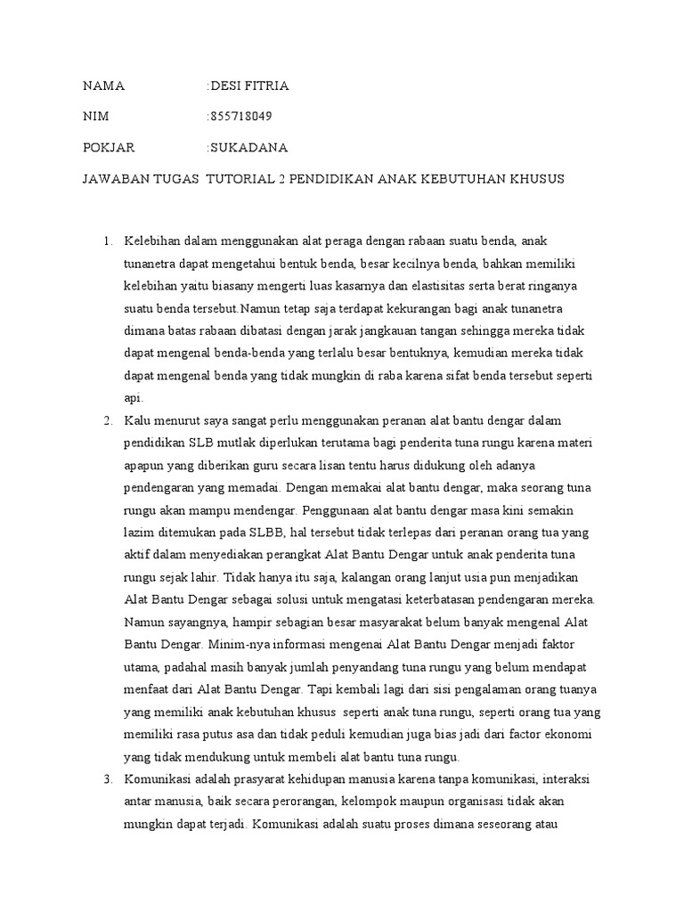 Tugas Tutorial 2 Abk | PDF
