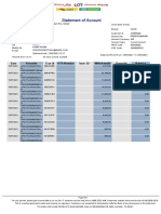 Statement of Account: Date Tran Id Remarks UTR Number Instr. ID Withdrawals Deposits Balance