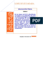 Educación Física: Tema 8 Tema 8 Tema 8 Tema 8