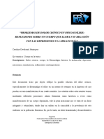 Dolor Cronico en Psicoanalaisis - FEPAL Congreso Cgena