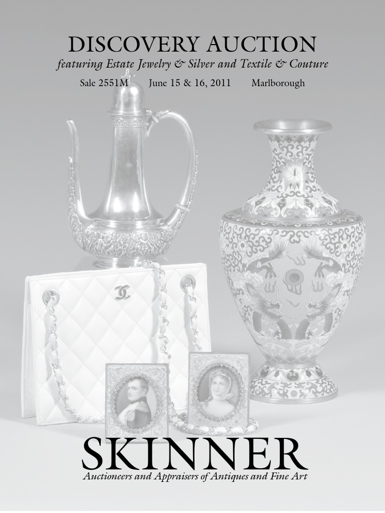 Discovery Featuring Estate Jewelry & Silver and Textiles & Couture -  Skinner Auction 2551M, PDF, Tableware
