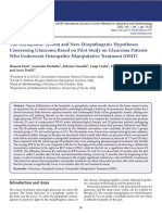 The Glymphatic System and New Etiopathogenic Hypotheses Concerning Glaucoma Based On Pilot Study On Glaucoma Patients Who Underwent Osteopathic Manipulative Treatment (OMT)
