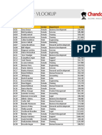 I No Longer VLOOKUP: Emp ID Name Gender Department Salary