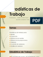 Tema 9. Estadística de Trabajo