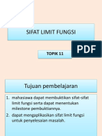 Sifat Limit Fungsi 2022