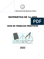 Guia 1er Ano 2022 Matematica