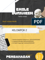 Emile Durkheim Fakta Sosial