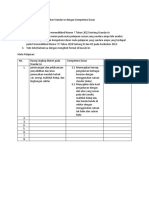 Lembar Kerja Analisis Keterkaitan Standar Isi dengan Kompetensi Dasar (1)