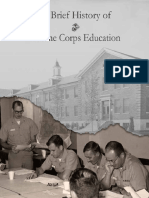 USMC History of Education