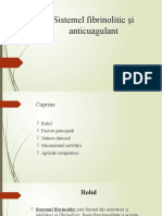 Sistemul Fibrinolitic Si Anticoagulant