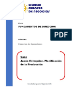 11 Caso Jason Enterprise. Planificacion de La Produccion