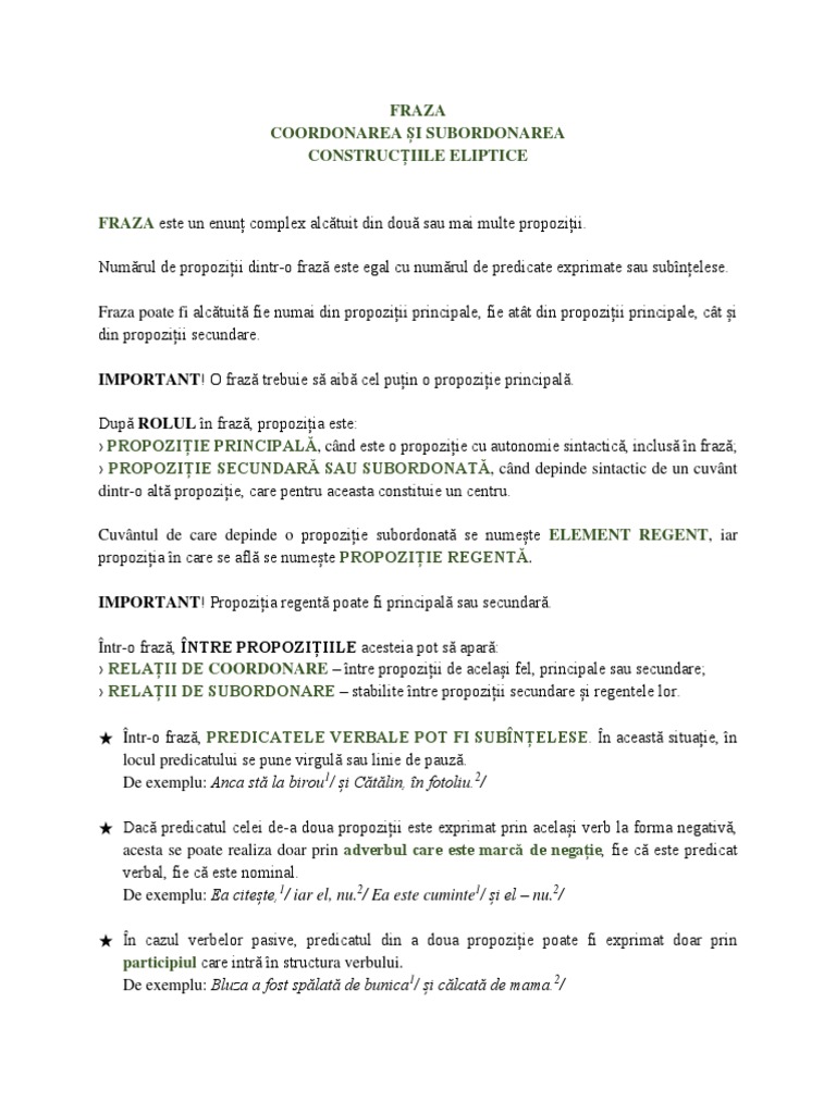 Coord Si Subord | PDF