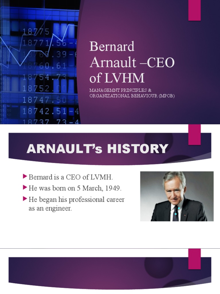 ARNAULT Bernard - biography, news, photos, date of birth, press