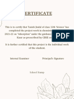 Certificate: School Stamp