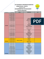 Program Semester Genap Kelas 1