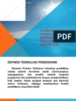 Landasan Falsafah Teknologi Pendidikan Sebagai Suatu Disiplin Keilmuwan