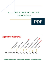 Cycles Fixes de Perçage