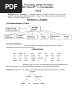 C Programming and Data Structures (R20 Syllabus JNTUA, Anantapuramu)