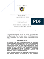 El Fallo Del Tribunal Superior de Barranquilla.