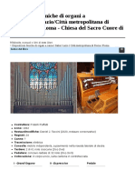 Disposizioni Foniche Di Organi A Canne Italia Lazio Città Metropolitana Di Roma Roma Roma - Chiesa Del Sacro Cuore Di Gesù in Prati