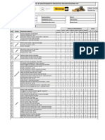 Check List de Mantto Preventivo Motoniveladora