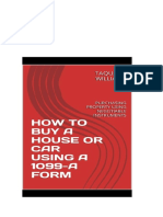 How To Buy A House or Car Using A 1099A Form
