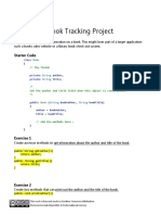 Book Tracking Project: Starter Code