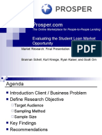 Kellogg Market Research: Prosper Student Loans