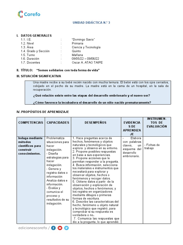Unidad 3 Ciencia y Tecnologia 5to Grado | Descargar gratis PDF ...